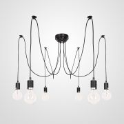 Люстра Spider Black L6 Imperiumloft By Imperiumloft